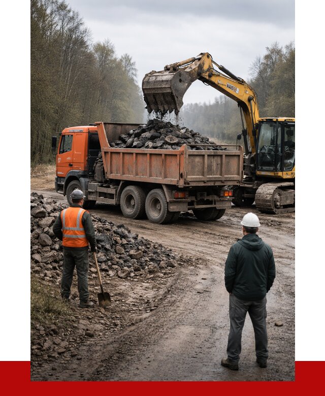 Вывоз асфальта в Мелеузе от 4603 р. самосвалом ПРОНЕРУДМлз