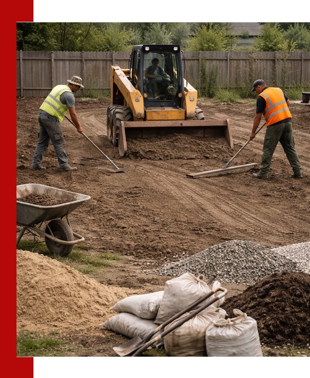 Выравнивание участка под строительство и благоустройство в Мелеузе