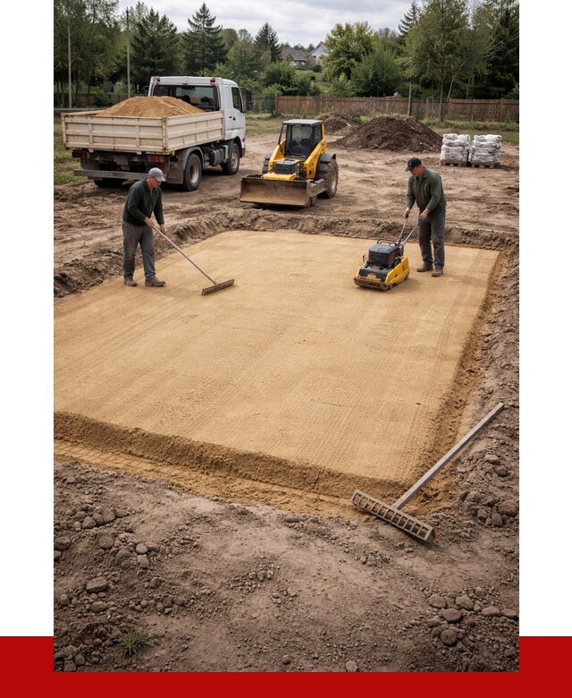 Устройство песчаной подушки в Мелеузе от 4603 р. ПРОНЕРУДМлз