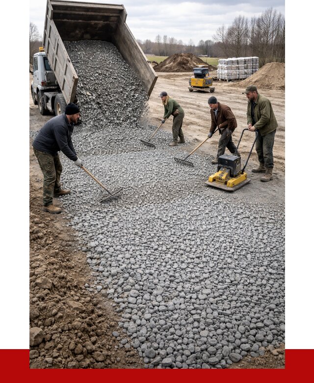 Устройство щебеночной подушки в Мелеузе от 4603 р. ПРОНЕРУДМлз